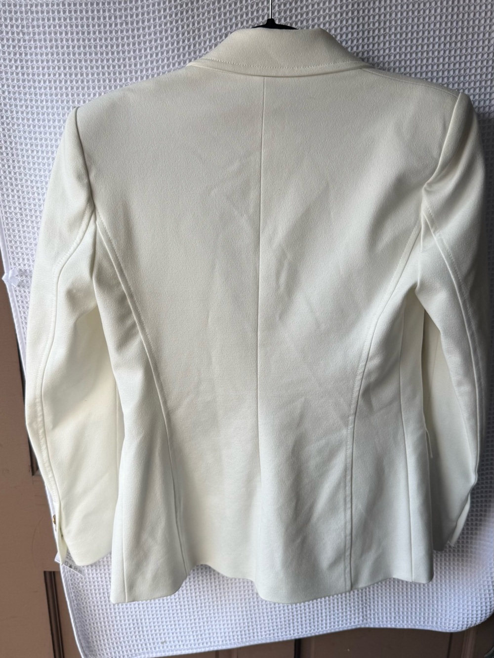 ZARA Double Breasted Cream Blazer - Picture 4 of 5